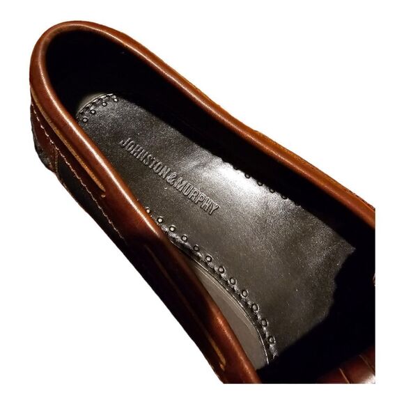 JOHNSTON & MURPHY Tassel Loafers - Size 9 1/2 - Picture 5 of 8